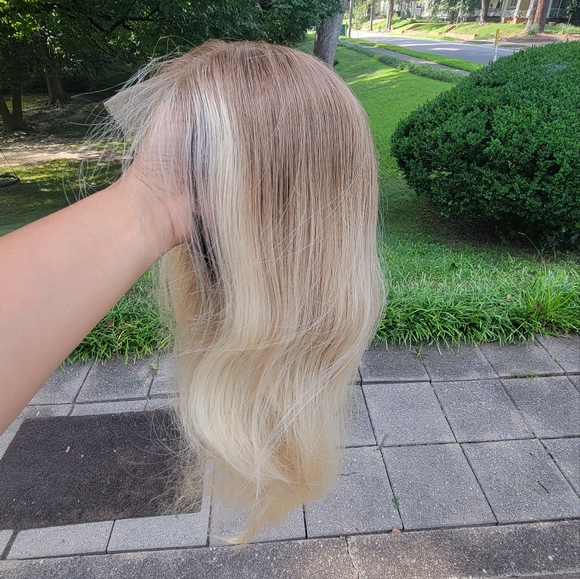 NEW Eniola "Kristy" Blonde Human Hair Wig - Picture 11 of 17